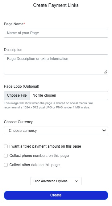 create payment link
