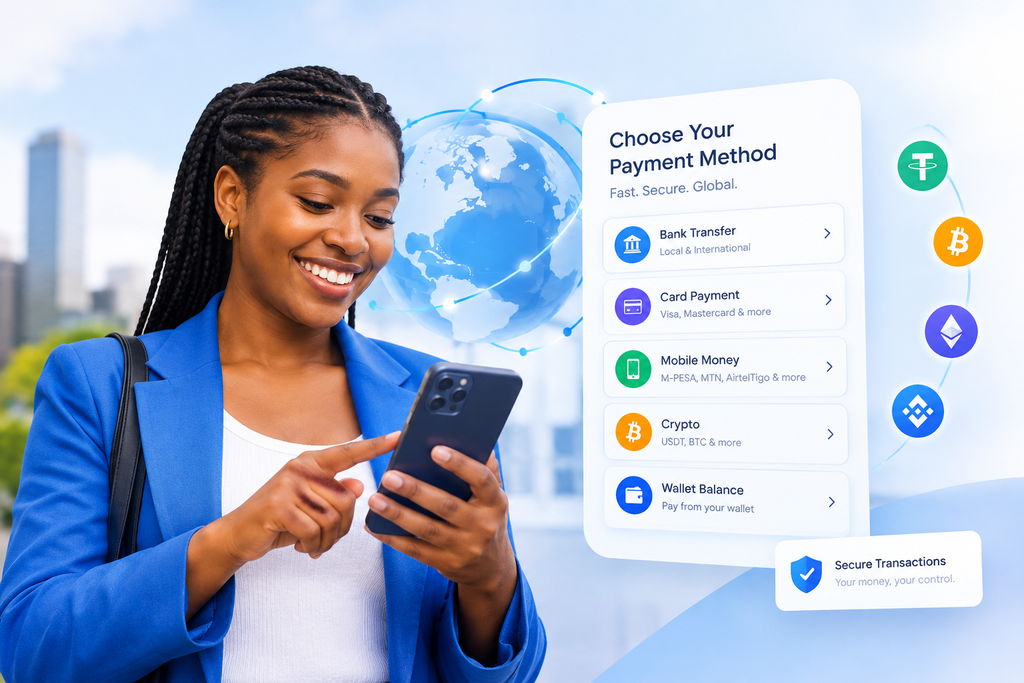 Your Customers Want Choice. Your Finance Team Wants Simplicity. global payment choices with fintech ui